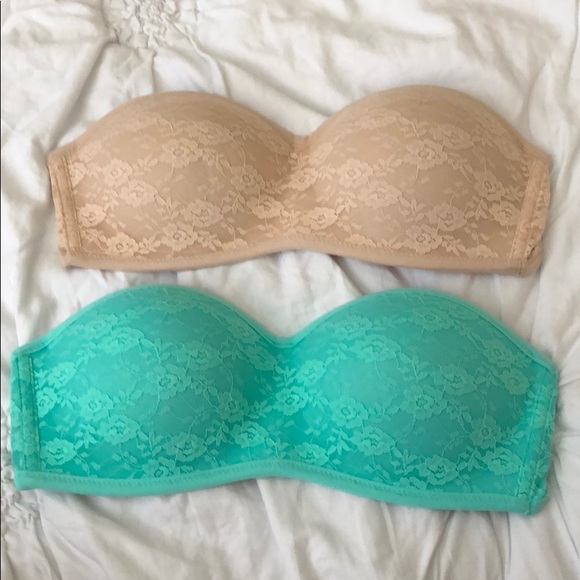 PINK Victoria's Secret Other - Blue Pink Bralette with padding (tan sold)